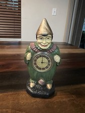 1928 Lux Pendulette Clown Belly Clock picture