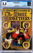 Classic Comics/Classics Illustrated #1 (1941) 3.5 1st Print 3 Musketeers Elliott picture