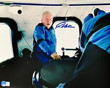 William Shatner Signed 11x14 Blue Origin's Trip To Space Photo Beckett Witnessed picture