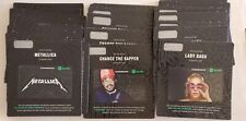 LOT 10 Metallica LADY Gaga Chance The Rapper STARBUCKS Limited Edition Gift Card picture