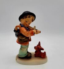 Goebel Hummel Figurine #1 Puppy Love TMK 3 Boy with Violin and Dog Crazing picture