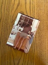 vintage Young Woman Barefoot in Kitchen Sexy Legs Feet Colored Photo picture