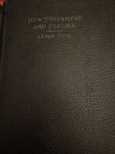 New Testament and Book of Psalms World Publishing - Inscription 1946 picture