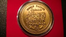 ANHEUSER BUSCH WORLD FAMOUS CLYDESDALES HITCH BRONZE MEDAL REPEAL OF PROHIBITION picture