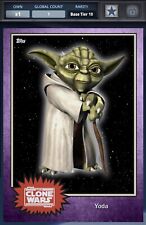 Topps Digital Star Wars Card Trader: 2016 Yoda Rainbow. (1,2,3,5, &10) picture