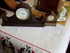 Mini. New Haven Mantel Clock. Helveco Chalet, Koch, Musical.All Run/Alarm OK.N/R picture
