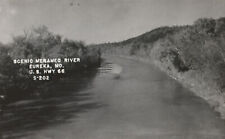 VINTAGE POSTCARD MERAMEC RIVER EUREKA MISSOURI HWY 66 REAL PICTURE CARD 1949 picture