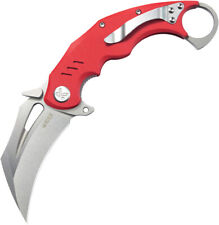 Kubey Wrath Karambit Linerlock Red G10 Folding 14C28N Pocket Knife 261D picture