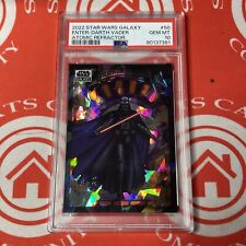 2022 Topps Chrome Star Wars Galaxy #50 Enter: Darth Vader Atomic /150 PSA 10 picture