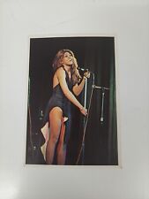 Tina Turner Card Panini Pop Stars Sticker 1975 Mini-Poster Vintage Rock #28 picture