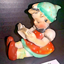 VTG Little Girl Singing With Music Book Figurine JAPAN picture