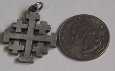 Vintage crusade cross religious pendant medal picture