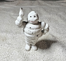 Vintage Cast Iron Michelin Man Statue approx 3