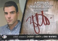 2014 AMERICAN HORROR STORY SEASON 1 SAMPLE AUTOGRAPH CARD ZACHARY QUINTO #ZQR1 picture