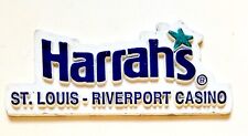 Harrah's St Louis Riverport Casino Refrigerator Magnet Rubber  picture