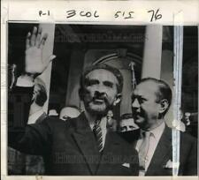 1963 Press Photo Ethiopia's Emperor Haile Selassie & Mayor Robert Wagner, NY picture