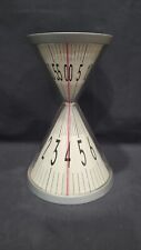 Unusual Cool 2003 DAVID DEAR HOUR GLASS SHAPE TABLE CLOCK  picture