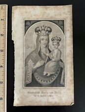 Antique German Litho/Engraving -Madonna & Child, St. Stephen's Cathedral, Vienna picture