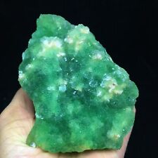 450g STEPPED GREEN FLUORITE CRYSTALS CLUSTER, SUPERB DETAIL, XINYANG, HENAN picture