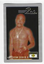 1998 Tupac 2PAC Shakur Collector Series 3 Spotlite AWA Corp Blank Back Sticker picture