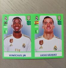 2019 Panini FIFA 365 Vinicius Jr Lucas Vazquez Stickers Rookie RC #117A #117B picture