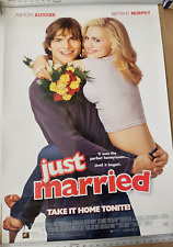 Ashton  Kutcher  Britany Murphy in Just Married 27 x 40  DVD  Movie poster picture
