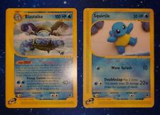 Pokemon EXPEDITION - #37/165 Blastoise - #131/165 - Squirtle - ENG - Nonholo picture