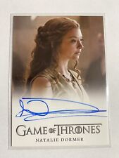 2015 Game Of Thrones Season 5 NATALIE DORMER Full Bleed Autograph picture