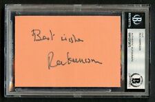 Rex Harrison (d1990) signed autograph 2.5x3.5 cut Actor My Fair Lady BAS Slabbed picture