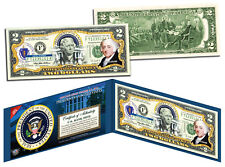JOHN ADAMS * 2nd U.S. President * Colorized $2 Bill US Genuine Legal Tender picture