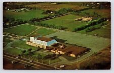 1960s Civic Center Building Aerial View Vintage McAllen Texas TX Postcard picture