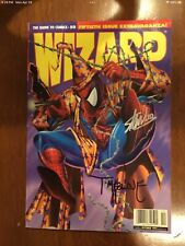 Wizard Magazine #50 Signed By Stan Lee And Todd McFarlane Spider-Man 1995 Venom picture
