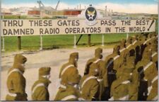 1940s WWII SCOTT FIELD Illinois Postcard 