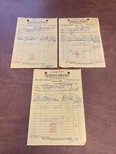Rare - Lot of 3 Sperry Drake Stockton California Invoice Receipts 1928-1930 picture