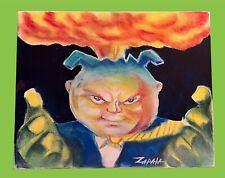 ADAM BOMB Canvas Painting by GPK Artist JEFF ZAPATA 16x20 Garbage Pail Kids 1/1 picture