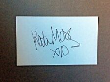 KATE MOSS  SIGNED INDEX CARD COA FAMOUS RARE OLD FULL SIGNATURE picture