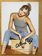 Lena Gercke Ak Pro 7 the Voice Of Germany Autograph Card Original Signed 2 picture