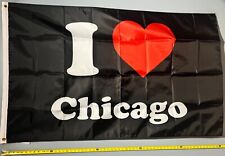 Chicago FLAG FREE USA SHIP State Flag Dorm College Poster Beer Sign USA 3x5' picture