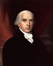4th US President JAMES MADISON Glossy 8x10 Photo Political Print Vintage Poster picture