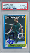 Dolph Ziggler Signed Autograph Slabbed 2021 WWE Topps Heritage Card PSA DNA picture