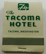The Tacoma Hotel Tacoma Washington Full Unstruck Vintage Matchbook Ad picture