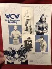WCW autograph picture card Holy Grail Sting, Brian Pillman, Scott Hall, more picture