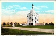Vintage Postcard Pennsylvania State Memorial, Gettysburg Pennsylvania picture