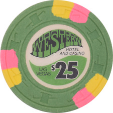 Western Casino Las Vegas Nevada $25 Chip 1971 picture