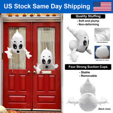 Halloween Hanging Ghost 2PCS White Flying Ghost Crasher Window Ghost Peeper Prop picture