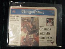 1997 Chicago Tribune Michael Jordan NBA Finals Most Valuable Player picture