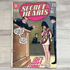 SECRET HEARTS #148 DC COMICS 1970 MINI SKIRT GGA ROMANCE BILL DRAUT COVER GD picture