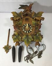 UNTESTED Vintage Schatz 8 Day Multi-Color Cuckoo Clock picture