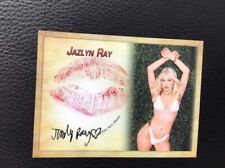 Adult Film Star Jazlyn Ray Webcam/Instagram Star Kiss Card Autograph picture