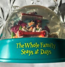 1994 Official The Flintstones Snow Globe Fred Wilma & Pebbles Commemorative Days picture